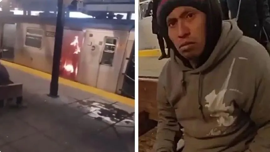 Una mujer es quemada viva en el metro de Nueva York; capturan al presunto culpable