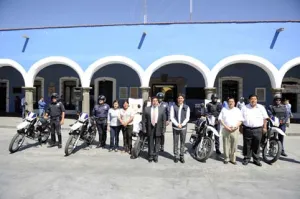 Tiene San Pedro 5 nuevas motocicletas para seguridad