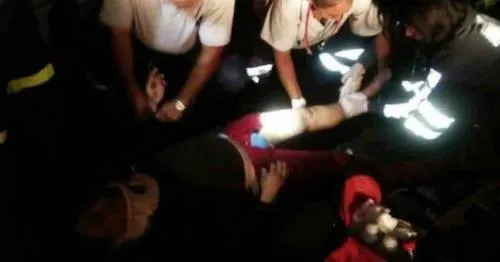 Taxista atropella a un ciclista en Texmelucan
