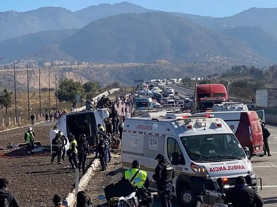 Accidente autopista México-Puebla