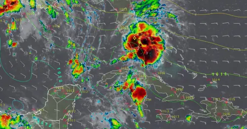 Tormenta Tropical Gordon provoca fuertes lluvias en Florida
