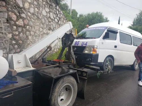 Asegura SMT 12 unidades irregulares en el municipio de Tepeaca e infracciona a 11