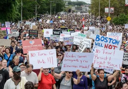 Alerta en Boston por mitin ultraderechista y contraprotesta