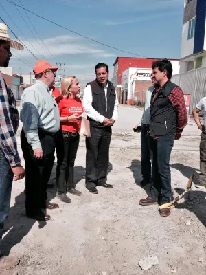 Avanzan obras de pavimentación en San Pedro Cholula