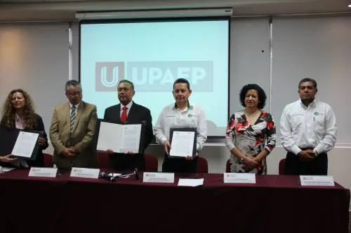 Upaep firma convenio de colaboración con Grupo PAMI IV Cuauhtémoc