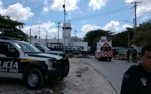 Riña en cárcel de Cancún deja saldo de ocho heridos