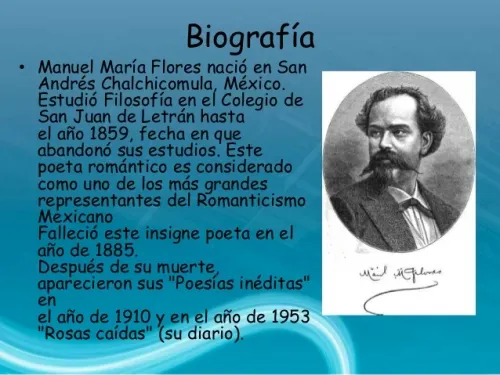 El oscuro pasado político del poeta Manuel M. Flores