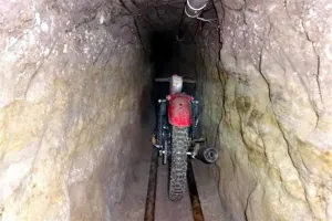 Moto que ayudó a cavar el túnel de ‘El Chapo’