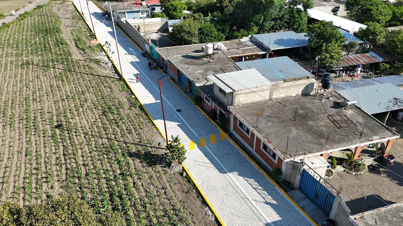 Obra de pavimentación