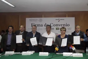 Delegaciones federales firman convenio a favor del campo