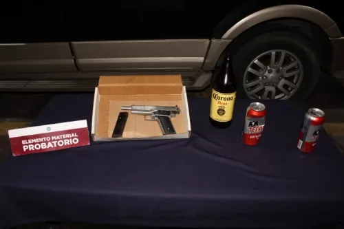 Detiene SSC de Puebla a tres hombres por portación ilegal de arma de fuego