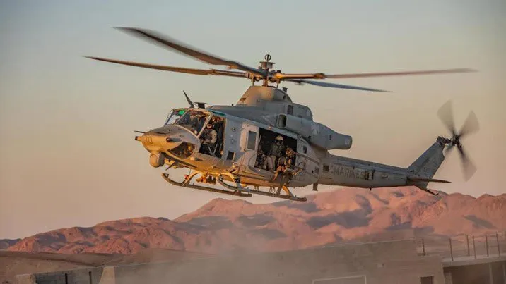 helicóptero de la Secretaría de Marina