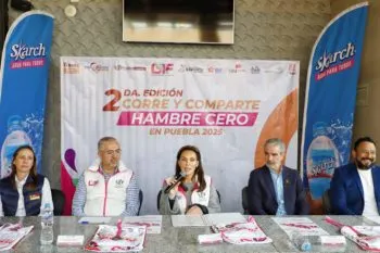 MariElise Budib presenta playera y medalla de la 2.ª edición de la carrera “Corre y Comparte: Hambre Cero 2025”