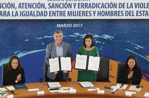Pactan frenar violencia contra mujeres