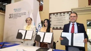 Puebla, Tlaxcala y Nayarit acuerdan reforzar la defensa y prevención de violaciones a derechos humanos