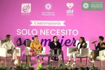 DIF de Texmelucan realizó el conversatorio “Solo necesito ser mujer”