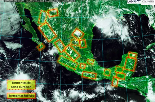 Depresión tropical 17-E se intensifica a tormenta tropical ‘Olivia’: SMN