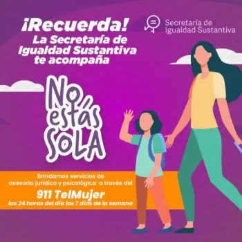 En temporada vacacional, gobierno de Puebla reafirma acompañamiento psicológico y jurídico para poblanas