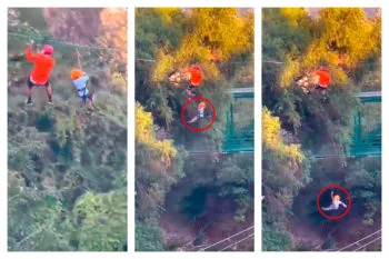 Niño sobrevive a caída de 12 metros en una tirolesa del Parque Fundidora, en Monterrey