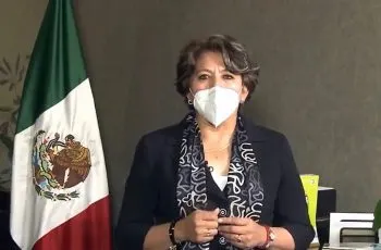Calla Delfina Gómez ante sanción por diezmos millonarios a Morena