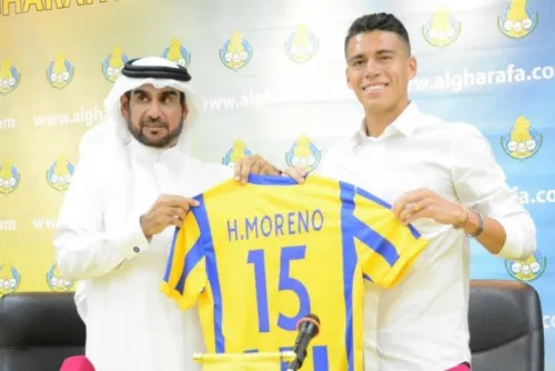 Héctor Moreno es presentado como nuevo jugador del Al Gharafa de Qatar