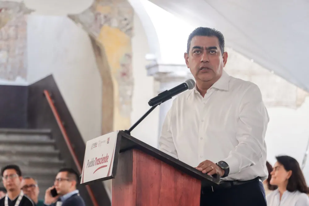 Sergio Salomón Céspedes, gobernador de Puebla