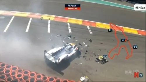 Terrible accidente de Pietro Fittipaldi en Spa