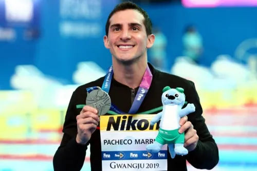Rommel Pacheco queda en octavo lugar en Mundiales de Natación
