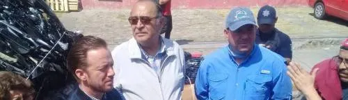 Supervisa alcalde labores de bomberos para evitar reignición de incendio en San Jerónimo