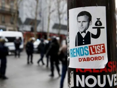 Trump insiste en burlarse de Macron por las protestas en Francia