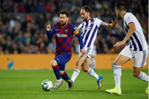 De la mano de Lionel Messi, Barcelona golea 5-1 a Valladolid