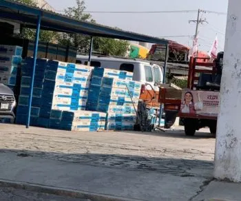 Equipo de Roxana Luna denuncia entrega de calentadores para campaña de Tonantzin Fernández