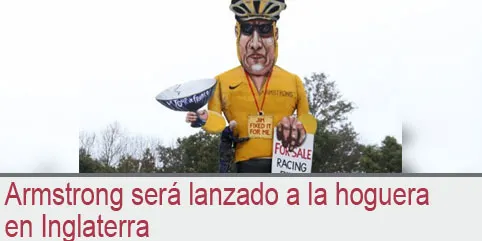 Armstrong será lanzado a la hoguera en Inglaterra