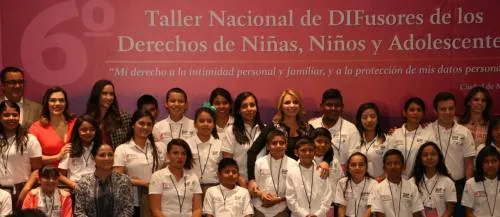 Dinorah López de Gali, en Taller Nacional de Difusores de Derechos infantiles