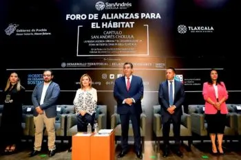San Andrés Cholula fue sede, por segunda ocasión, del Foro de Alianzas para el Hábitat