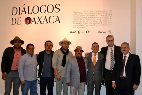 Arte oaxaqueño en Puebla apoya programas de responsabilidad social de la Fundación BUAP