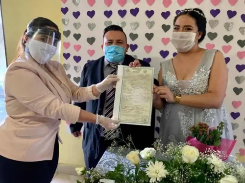 Así son las bodas civiles en la ‘nueva normalidad’