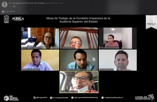 Presenta Comisión Inspectora del congreso nota informativa sobre reunión con titular de la ASE