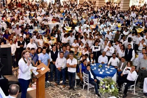 Martha Erika recibe el respaldo de los sindicatos de Salud sección 25 y del ISSSTEP
