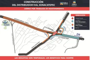 Anuncian cierre de Avenida Xonacatepec y dan a conocer vías alternas