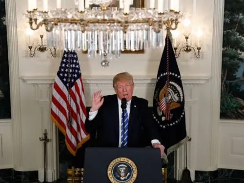 Afirma Trump que Norcorea no puede chantajear al mundo