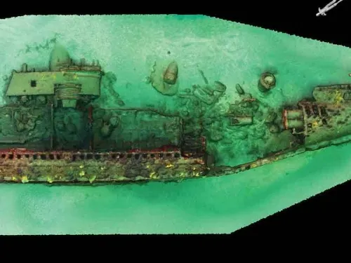 El INAH explora antiguo submarino; especialistas elaboran modelo 3D