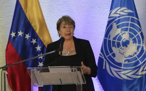 Michelle Bachelet pide liberar a presos políticos de Venezuela