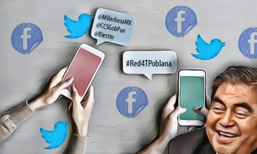Los que operan las redes sociales de Barbosa son los mismos que antes tenía Moreno Valle