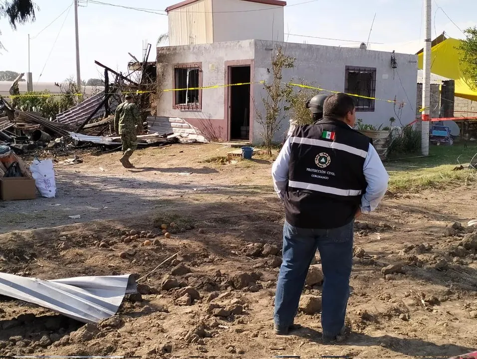 explosión de un polvorín