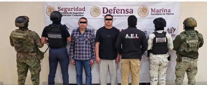 Detienen a dos presuntos narcomenudistas en Tlalancaleca; estarían ligados a “La Barredora”
