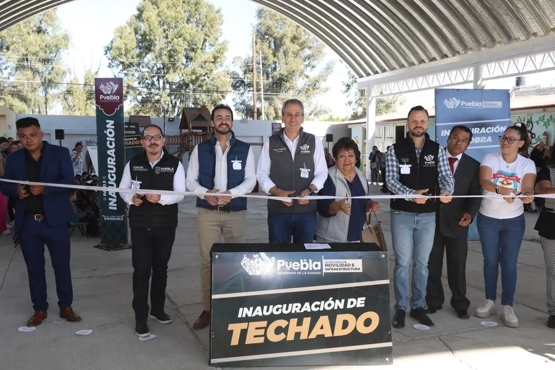 Ayto Pue Techado Escolar Col Popular Emiliano Zapata