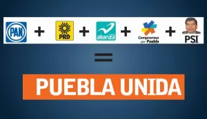 Puebla Unida se llamará alianza del PAN, PANAL y PRD