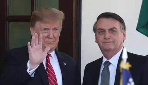 Trump expresa ‘apoyo total’ a Bolsonaro por incendios en Amazonas