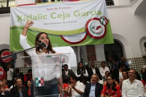 Xitlalic Ceja nueva coordinadora estatal de Movimiento Territorial
